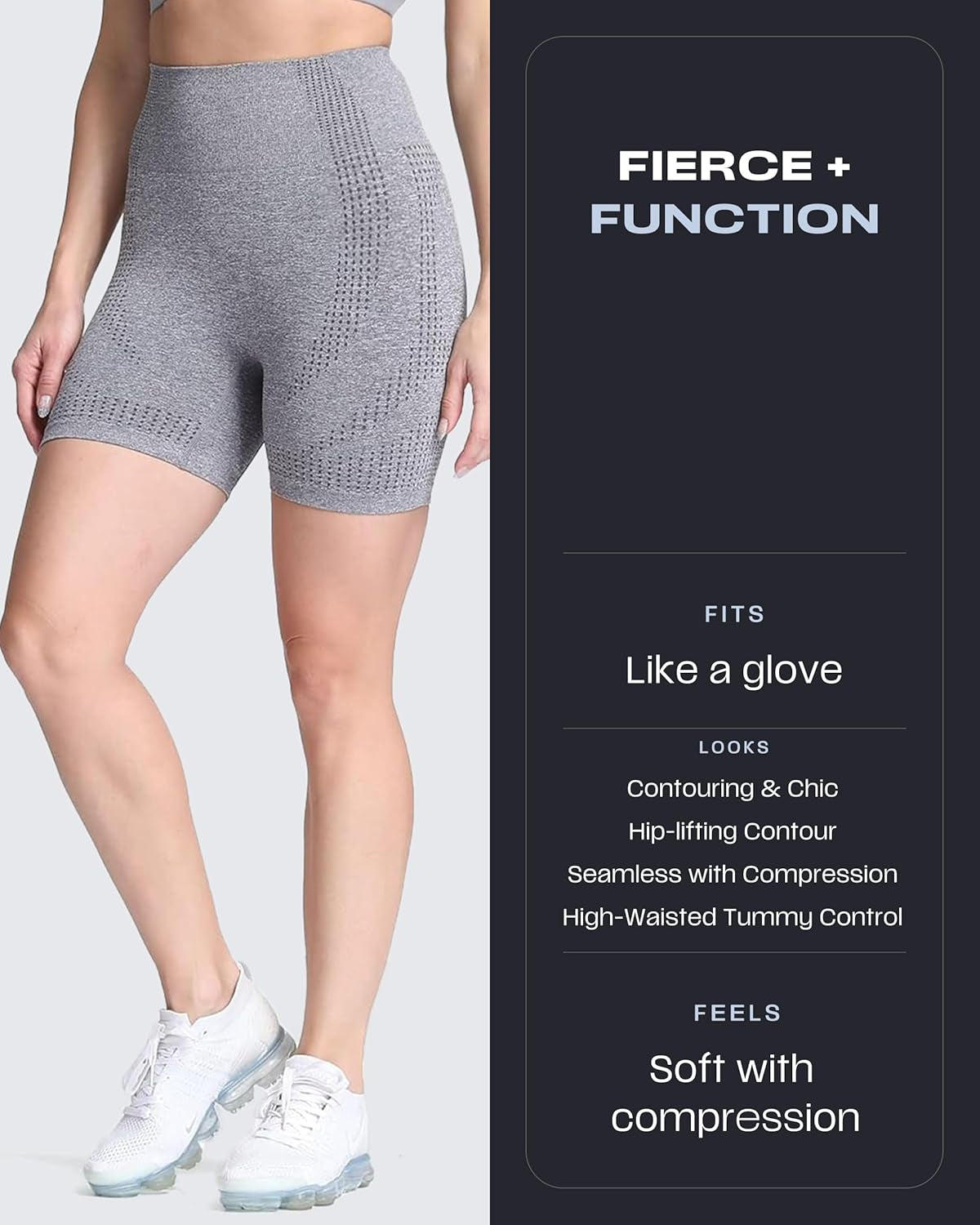 Seamless Workout Biker Shorts for Women High Waisted Exercise Athletic Gym Booty Running Yoga Short 5"