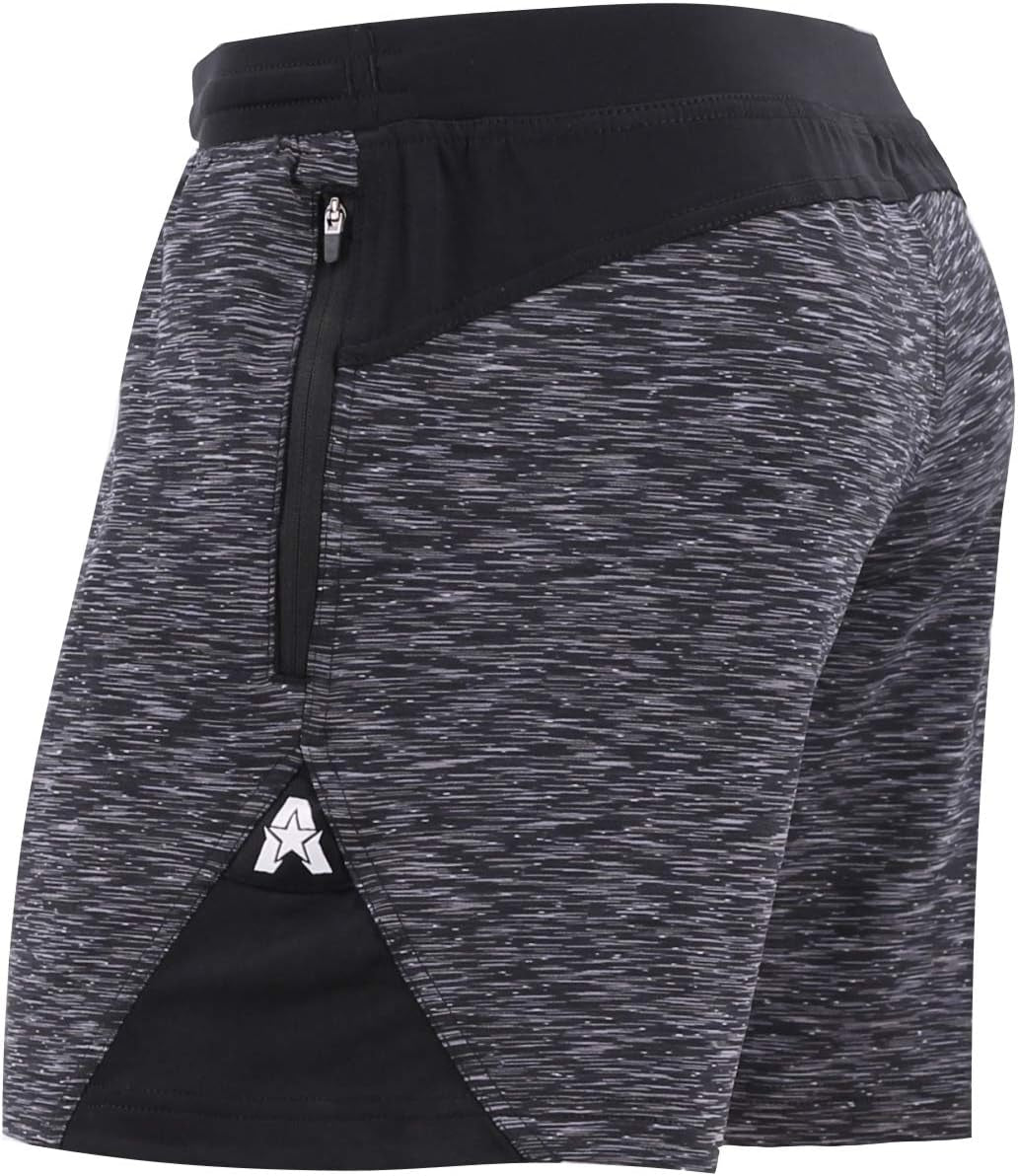 Isoflex Gym Shorts for Men 5" 7" 9" Inch Inseam Options Men'S Workout Athletic Fitness Running Sports Short