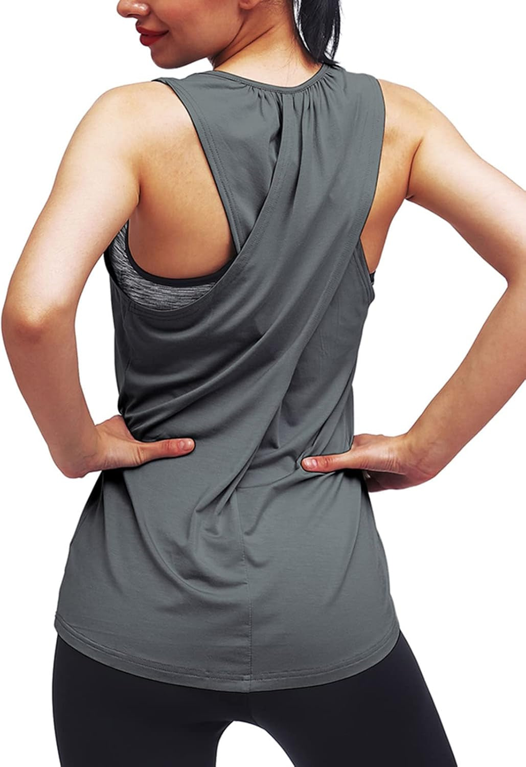 Workout Tops for Women Yoga Athletic Shirts Tank Tops Gym Summer Workout Clothes