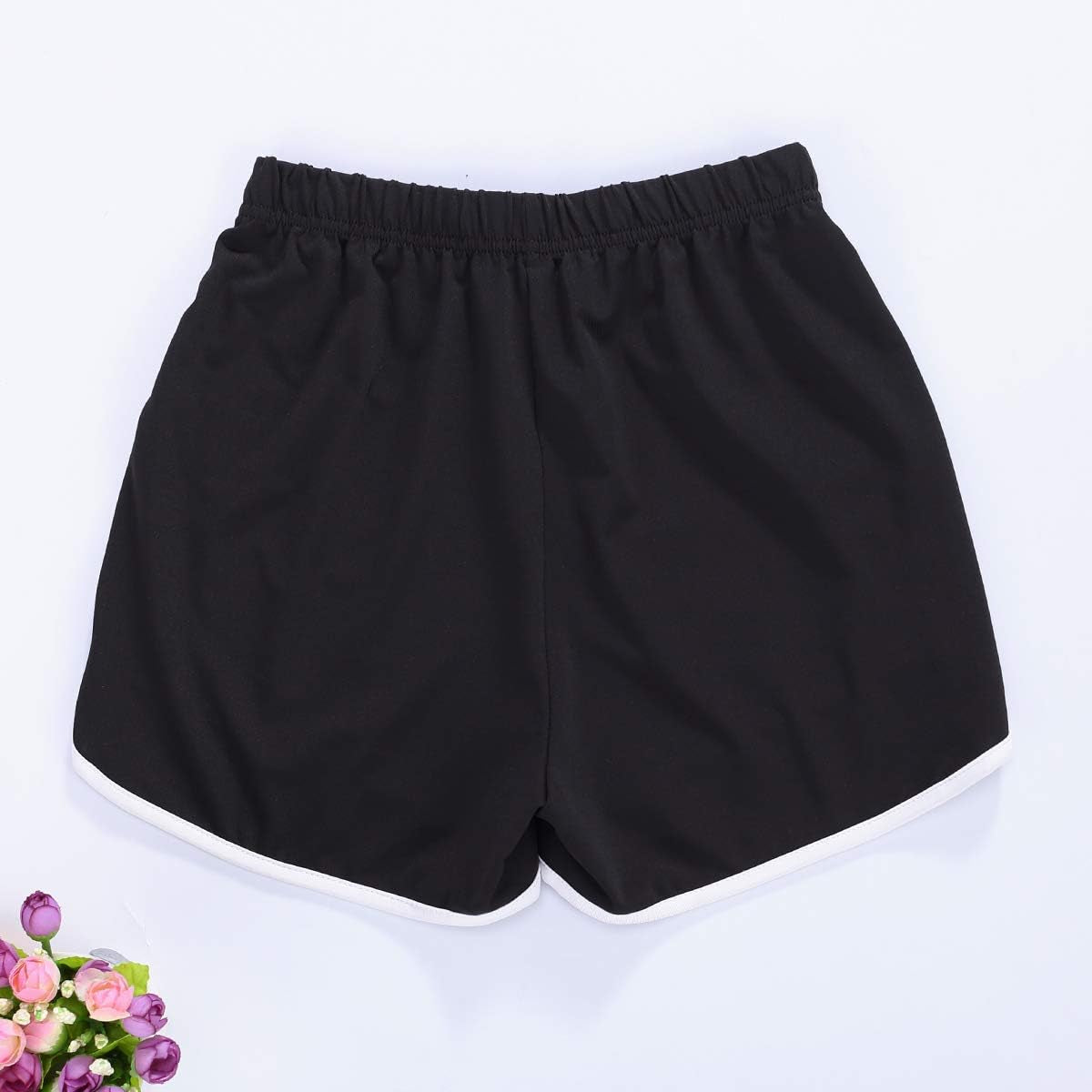 Girls 3 Pack Workout Dolphin Shorts Running Athletic Shorts Drawstring Sports Yoga Shorts