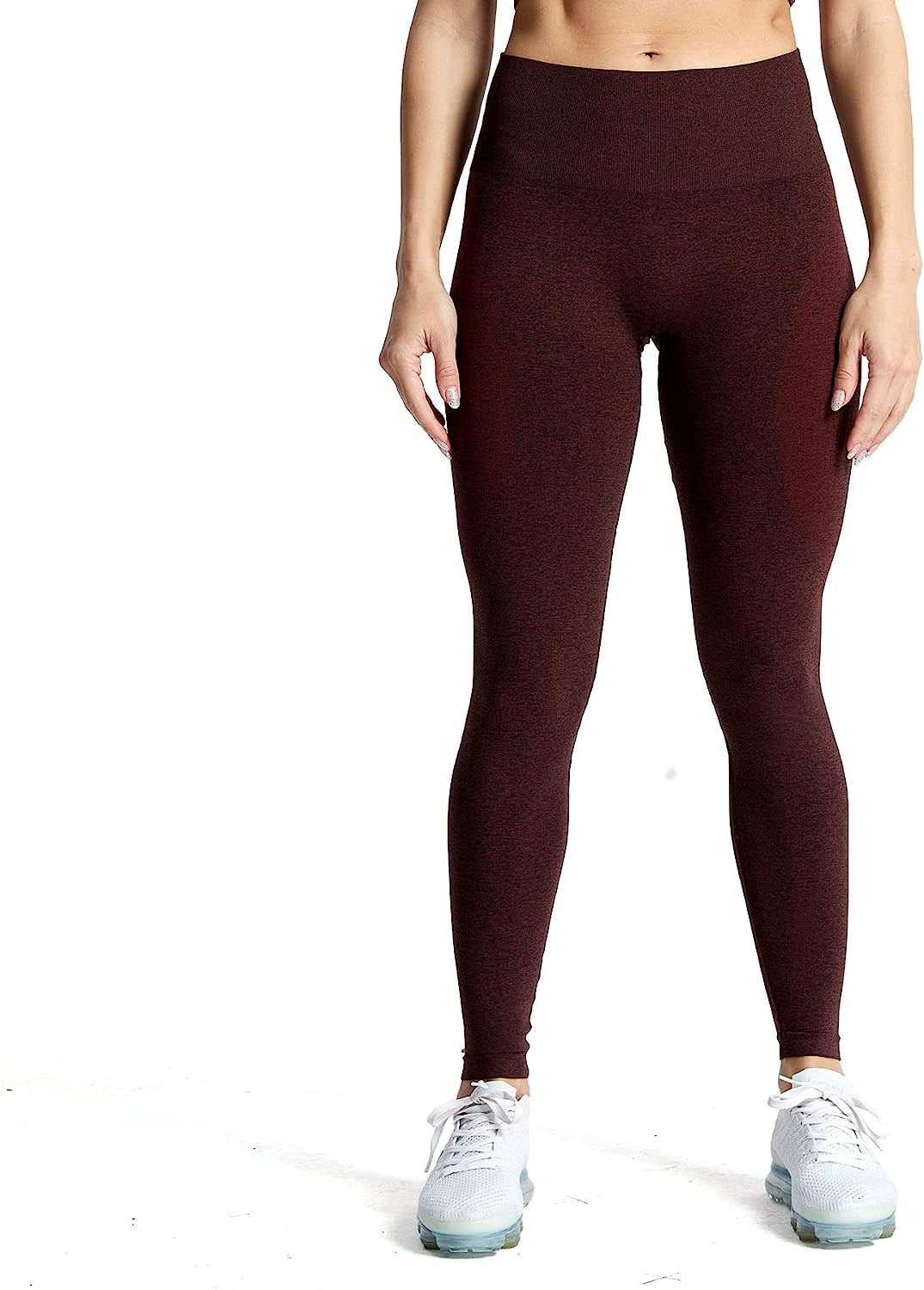 Workout Seamless Leggings for Women Smile Contour High Waisted Athletic Yoga Pants Tights 26"