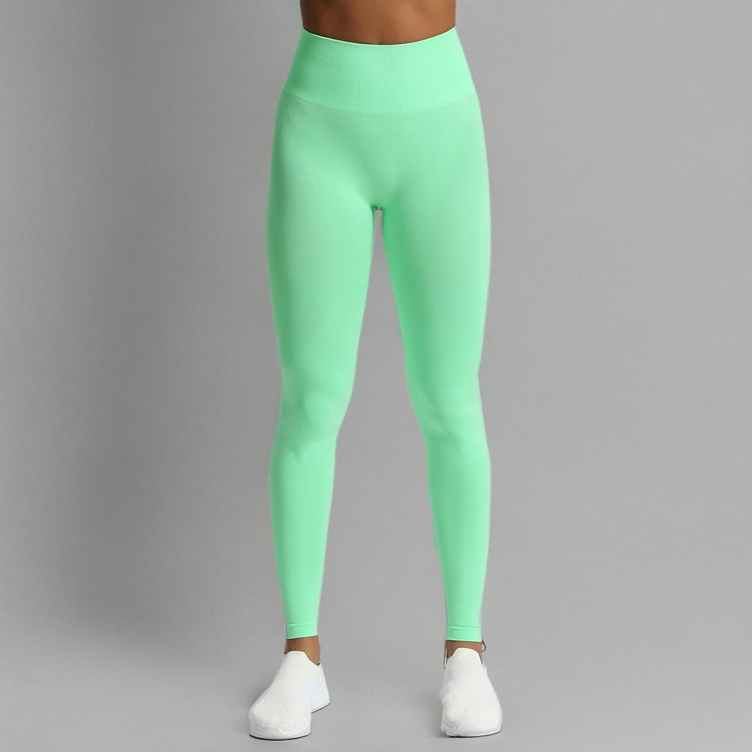 Workout Seamless Leggings for Women Smile Contour High Waisted Athletic Yoga Pants Tights 26"