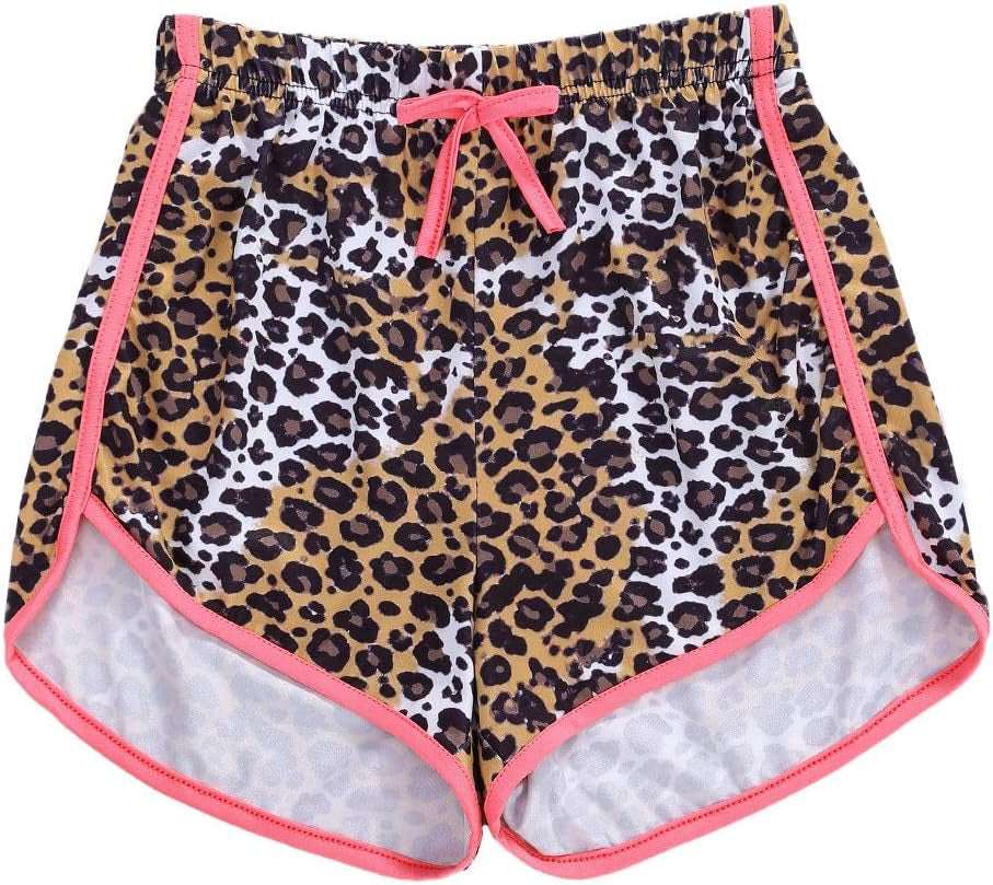 Girls 3 Pack Workout Dolphin Shorts Running Athletic Shorts Drawstring Sports Yoga Shorts