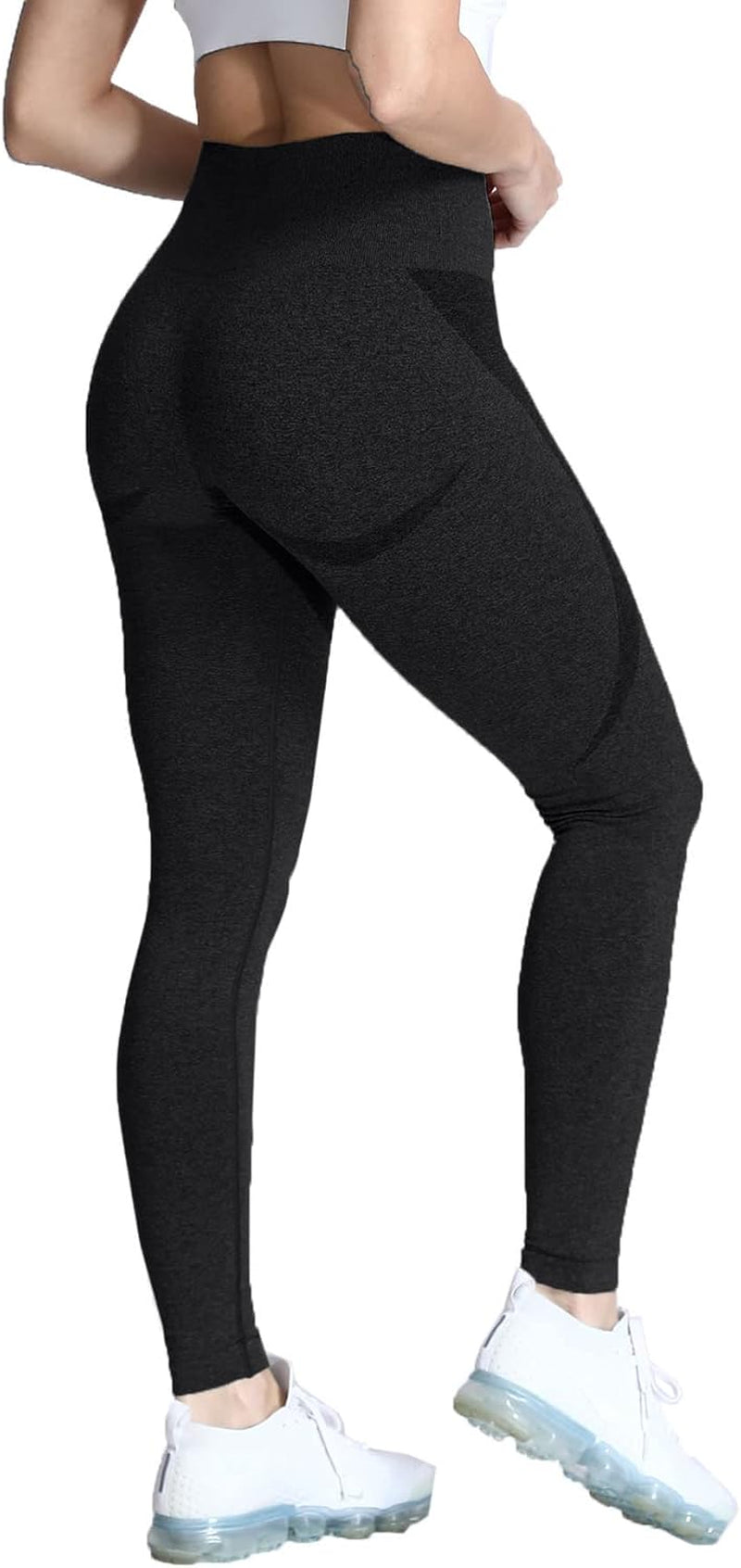 Workout Seamless Leggings for Women Smile Contour High Waisted Athletic Yoga Pants Tights 26"